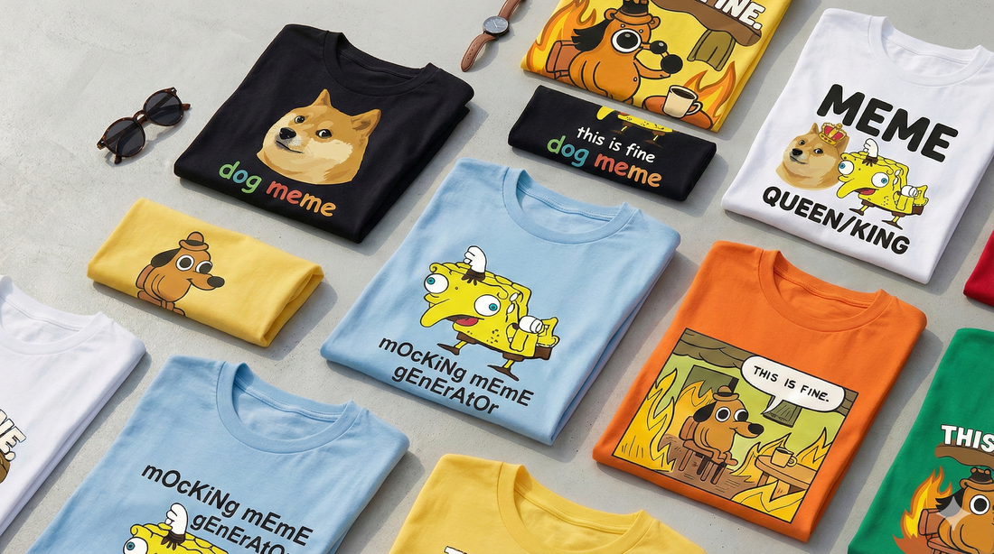 Funny Meme T-Shirts: SpongeBob, Doge & Internet Humor