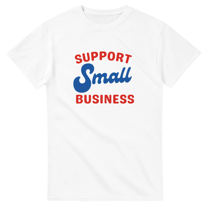 Support Small Business heavyweight unisex crewneck t-shirt
