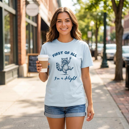 Funny raccoon sarcastic quote t-shirt, Comfort Colors