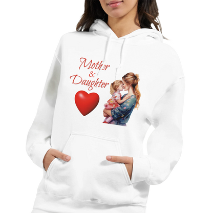 Mom and Daughter custom pullover hoodie
