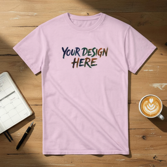 Custom Personalized T-Shirt with Name/Logo - Heavyweight Unisex Crewneck T-shirt